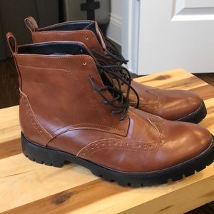 NEW! Truffle Collection Eyelet Lace Up Boots 8 US